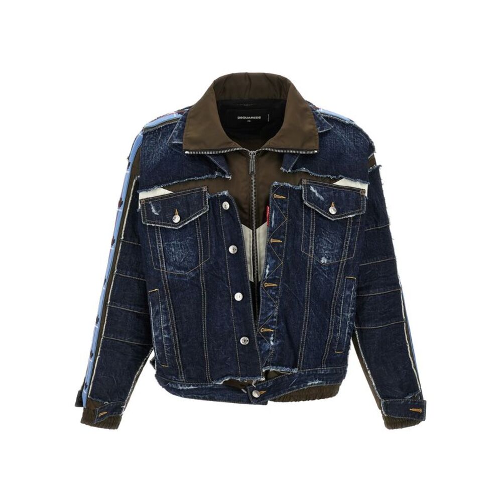 Dsquared² Blue Cotton Denim Men's Jacket